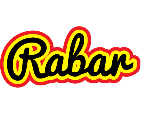 Rabar flaming logo