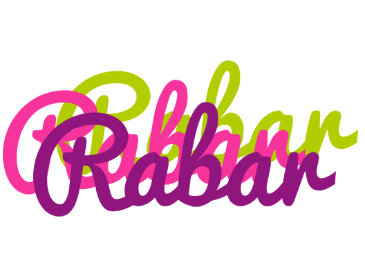 Rabar flowers logo