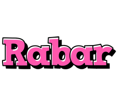 Rabar girlish logo