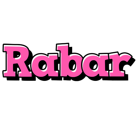 Rabar girlish logo