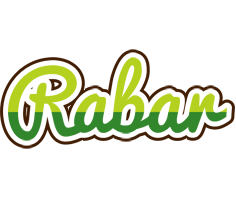 Rabar golfing logo