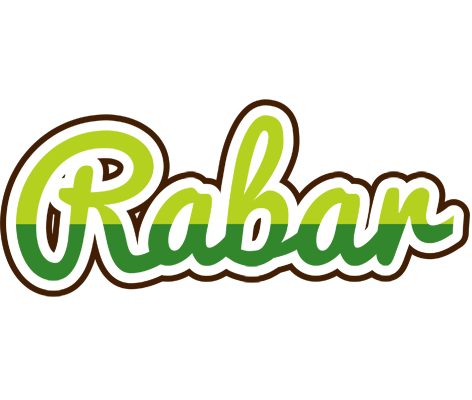 Rabar golfing logo