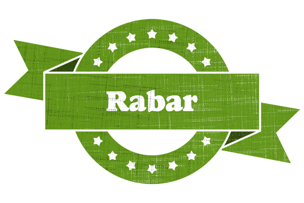 Rabar natural logo