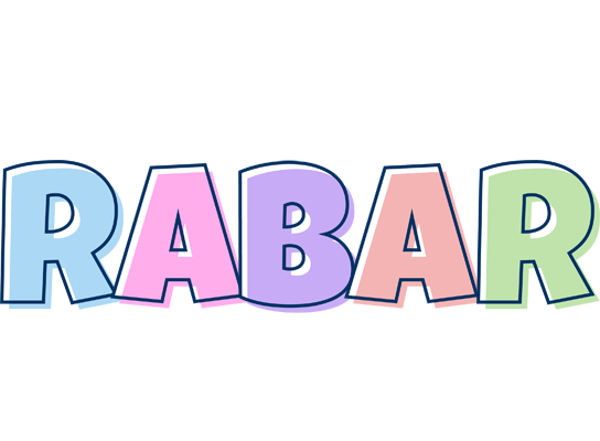 Rabar pastel logo