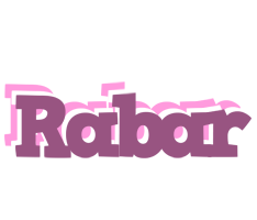 Rabar relaxing logo