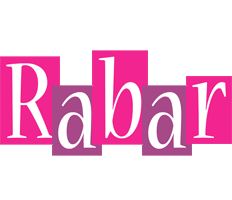 Rabar whine logo