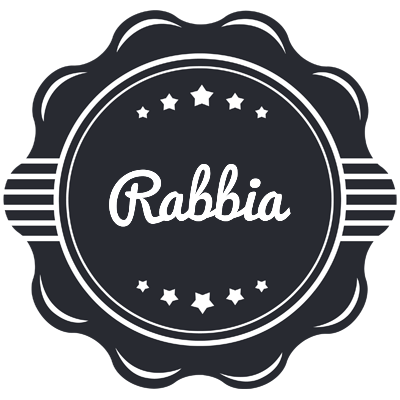 Rabbia badge logo