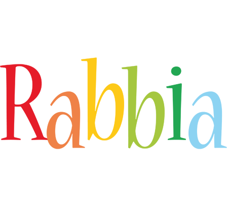 Rabbia birthday logo