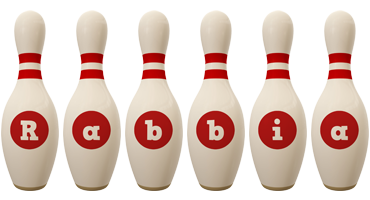 Rabbia bowling-pin logo