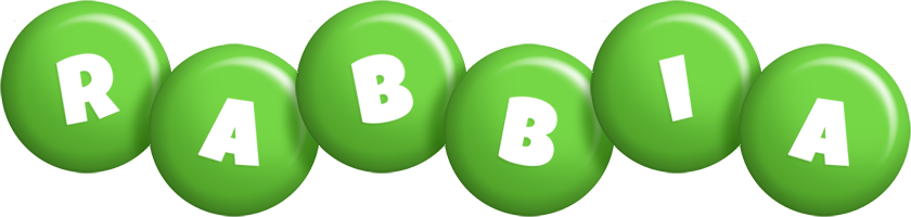 Rabbia candy-green logo