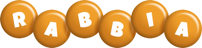 Rabbia candy-orange logo