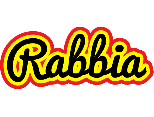 Rabbia flaming logo