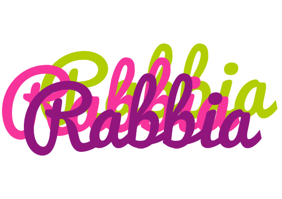 Rabbia flowers logo