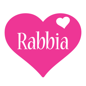 Rabbia love-heart logo