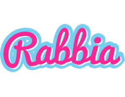 Rabbia Logo Name Logo Generator Popstar Love Panda Cartoon Soccer America Style