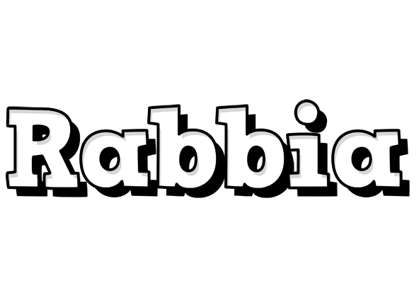 Rabbia snowing logo