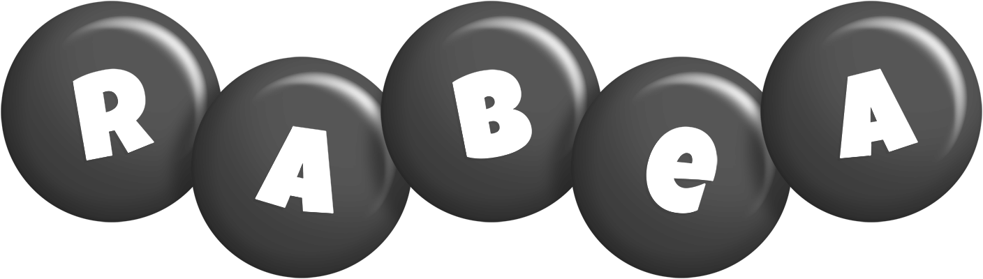 Rabea candy-black logo