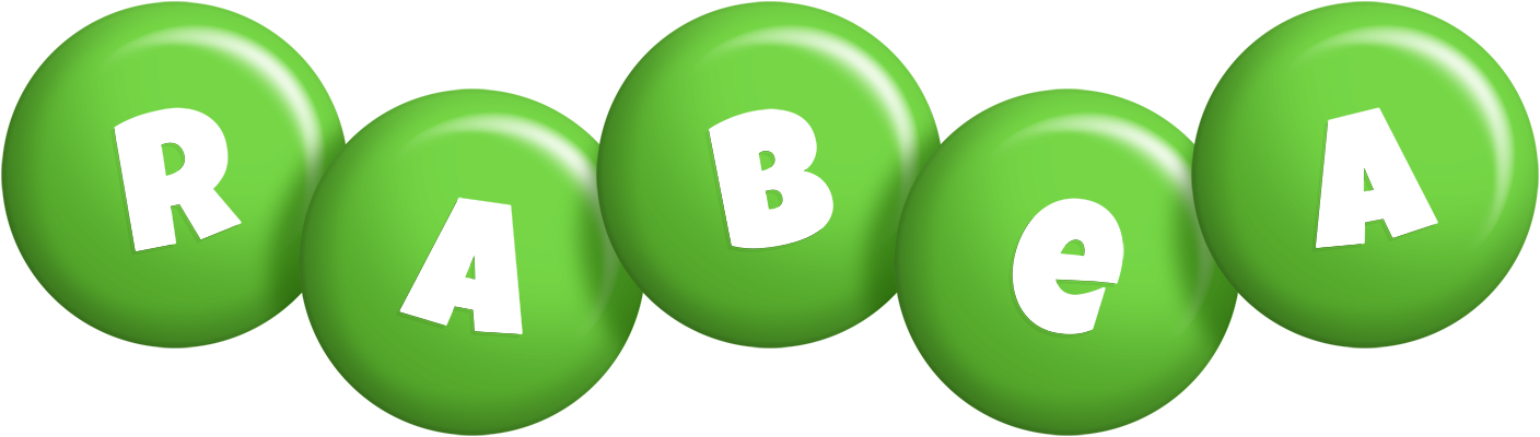 Rabea candy-green logo