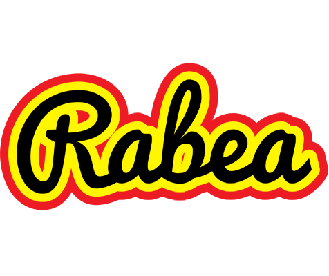 Rabea flaming logo