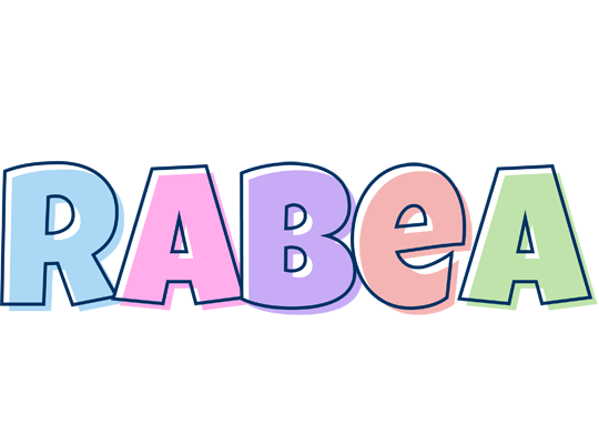 Rabea pastel logo