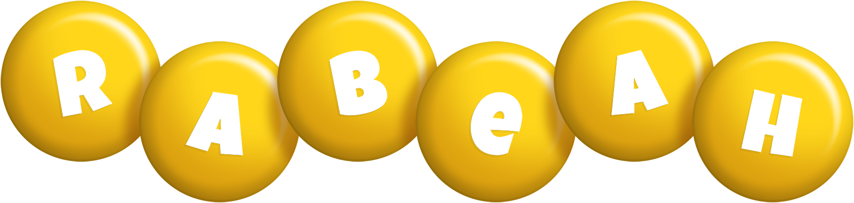 Rabeah candy-yellow logo