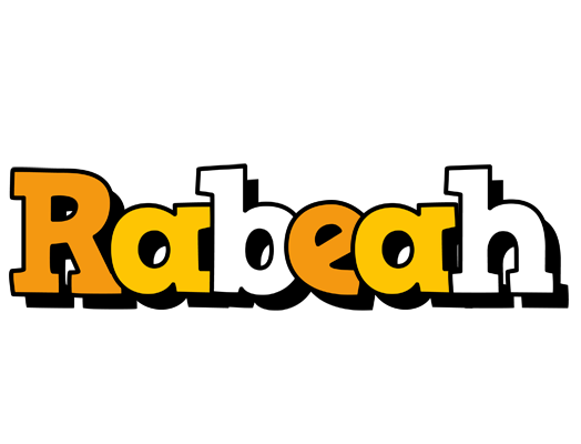Rabeah cartoon logo
