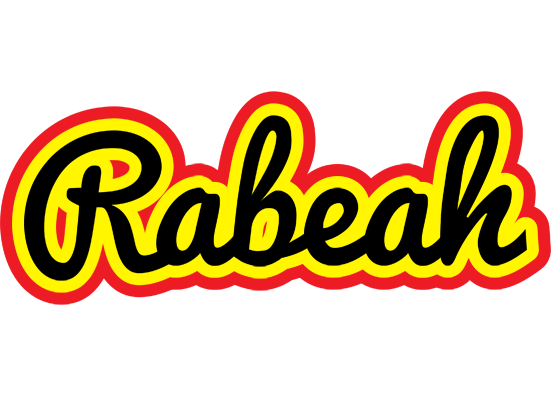 Rabeah flaming logo