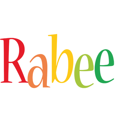 Rabee birthday logo