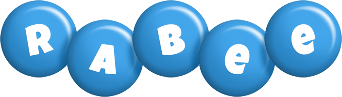 Rabee candy-blue logo