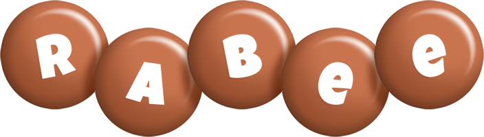 Rabee candy-brown logo