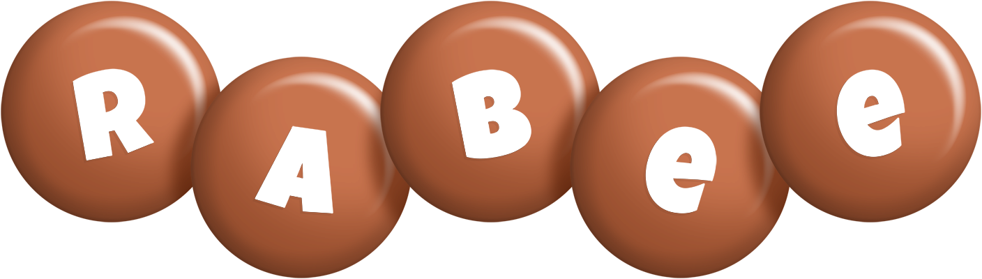 Rabee candy-brown logo