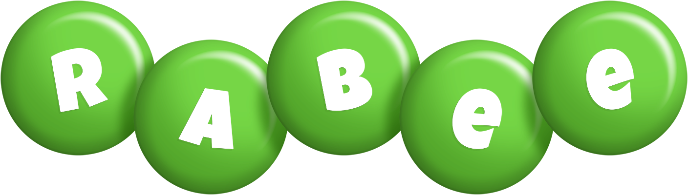 Rabee candy-green logo