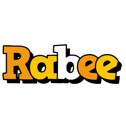 Rabee cartoon logo