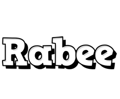 Rabee snowing logo