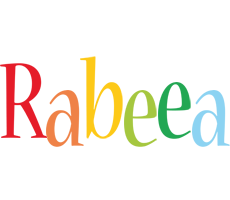 Rabeea birthday logo
