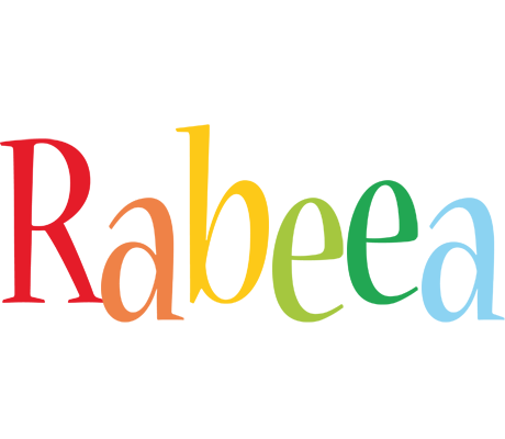 Rabeea birthday logo