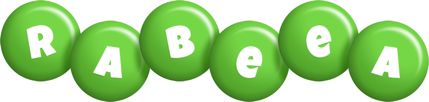 Rabeea candy-green logo