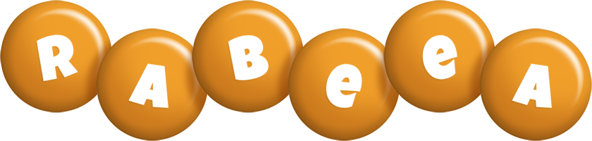 Rabeea candy-orange logo