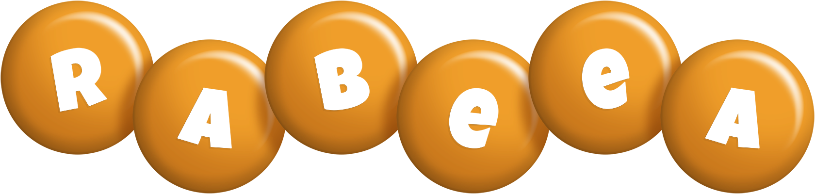 Rabeea candy-orange logo