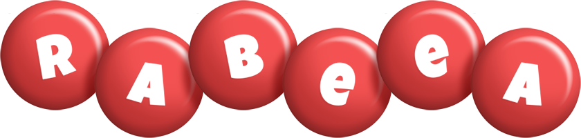 Rabeea candy-red logo
