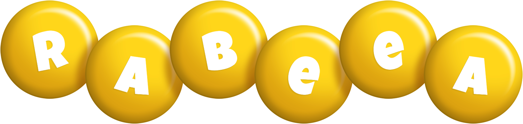 Rabeea candy-yellow logo