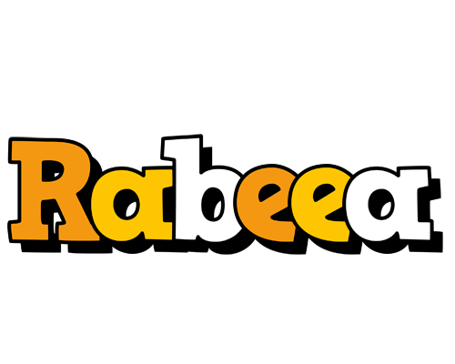 Rabeea cartoon logo