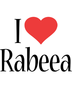 Rabeea i-love logo