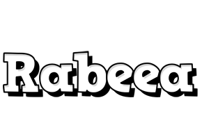 Rabeea snowing logo