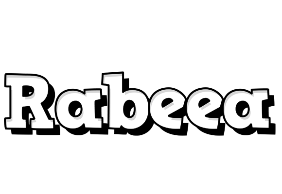Rabeea snowing logo