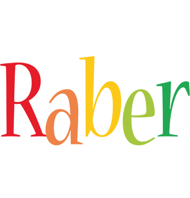 Raber birthday logo