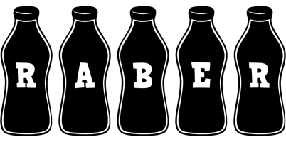 Raber bottle logo