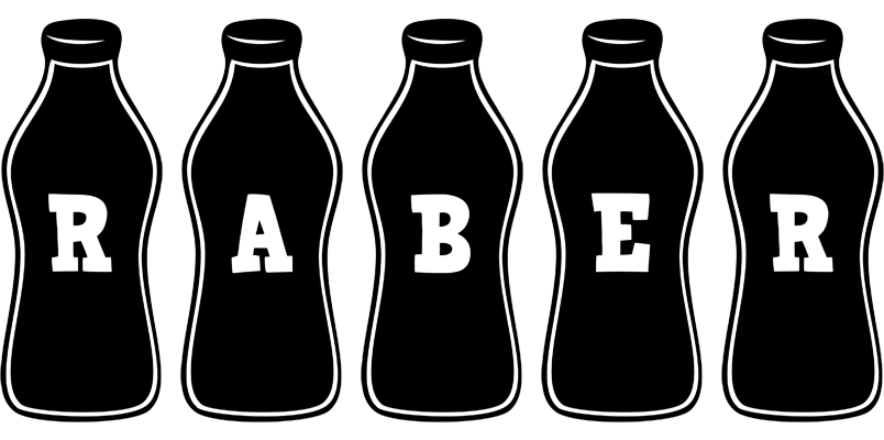Raber bottle logo