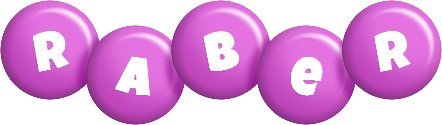 Raber candy-purple logo