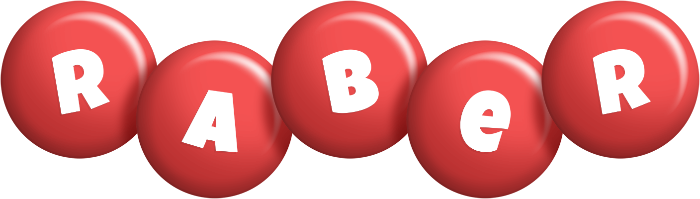 Raber candy-red logo